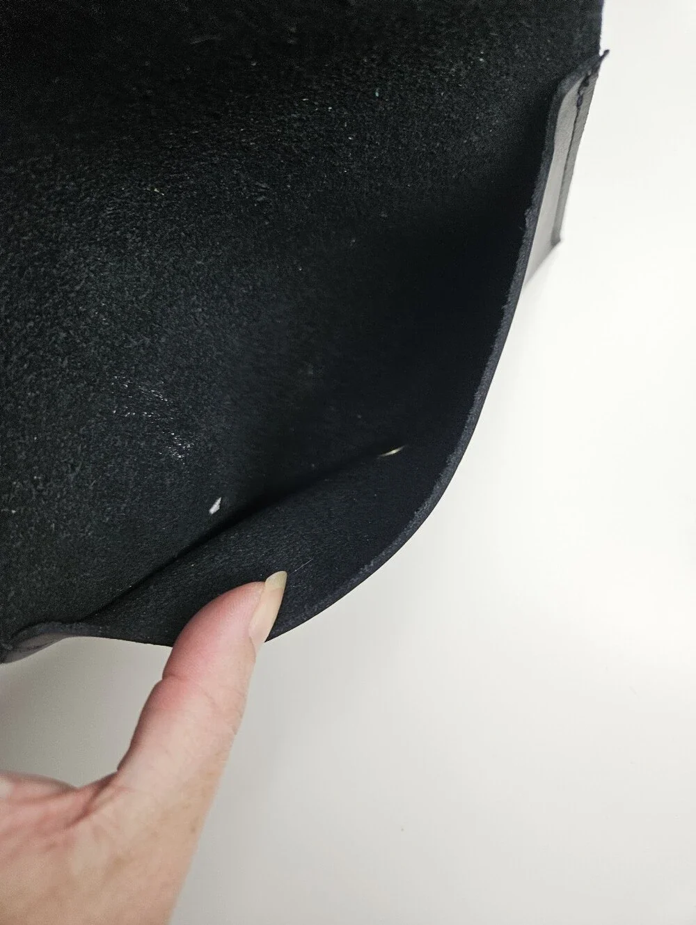 Portland Leather Goods Smooth Black Envelope